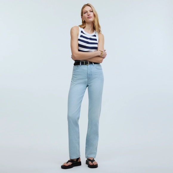 Madewell - The '90s Straight Jean - Ward Wash - Picture 1 of 16
